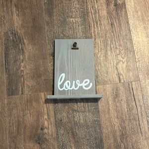 “love” picture holder